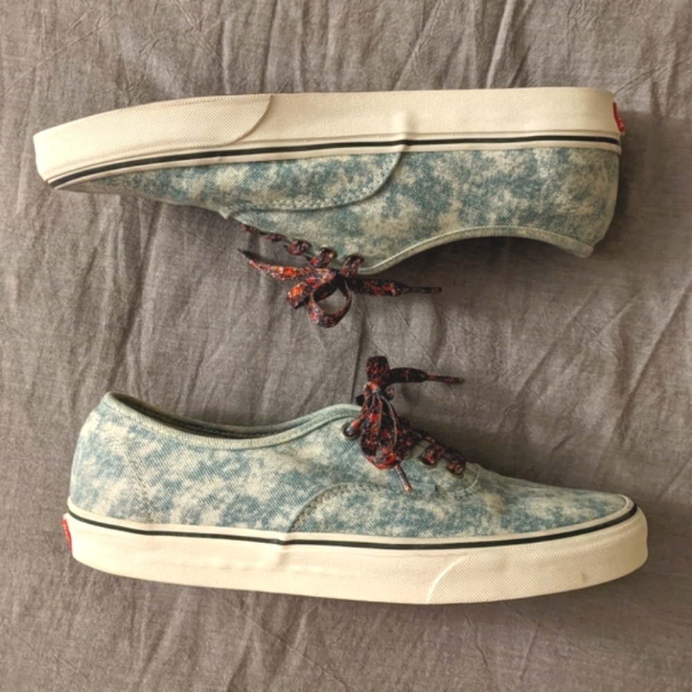 Vans Denim Wash Authentic Destroy Washed Blue